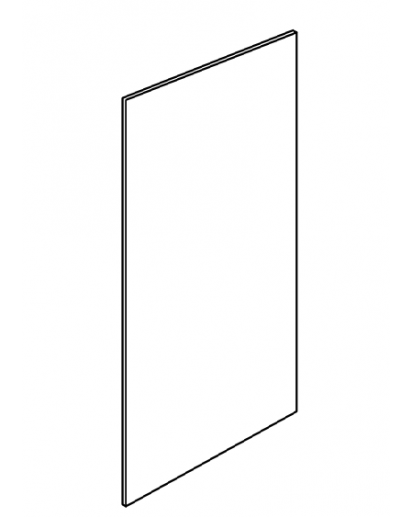 Gramercy White Finished Back Panel 48"W x 36"H