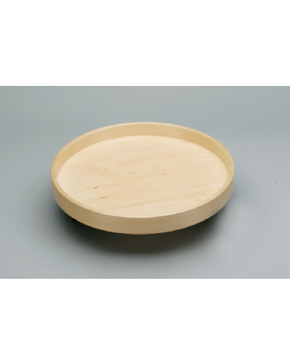 RAS 18" LD Wood Full Circle Trays w/Steel Bearing (1/pkg)