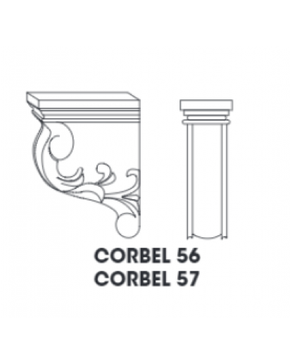 Sienna Rope Decorative Corbel 3"W x 9"H x 6"D