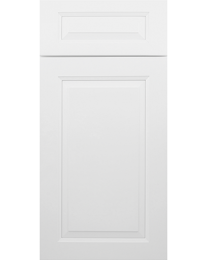 Gramercy White Sink Base Door Front Mini 12" x 24" Sample Door