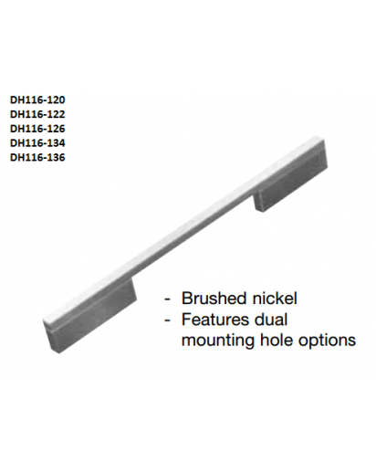 Pulls-Quadra Fine Brushed Nickel 24"