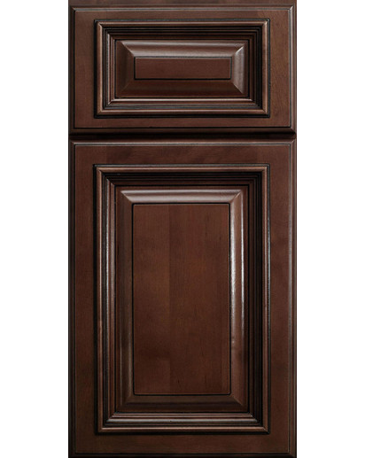 Signature Brownstone Sink Base Door Front Mini 12" x 24" Sample Door