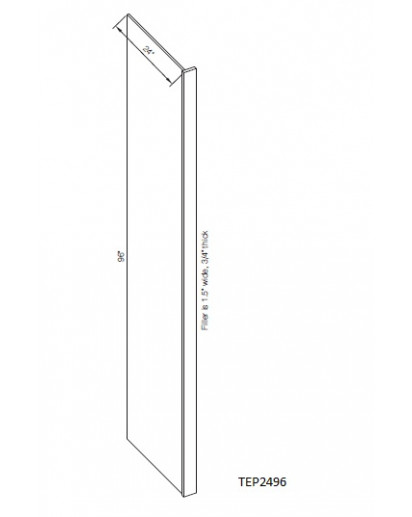 Taylor White 1/2" Thick Finished Plywood Filler