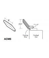 Spokane Polar White Angle Crown Molding