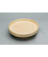 RAS 18" LD Wood Full Circle Trays w/Steel Bearing (1/pkg)