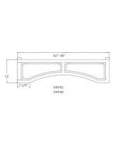 Lenox Mocha Decorative Valance (Not Narrowest Part Is 11" - Widest Is 15")