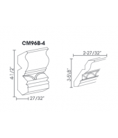 Signature Brownstone Crown Molding Egg & Dart 4 1/2" High