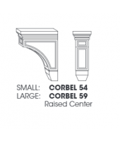 Nova Light Grey Shaker Corbel 3"W x 9"H x 6"D