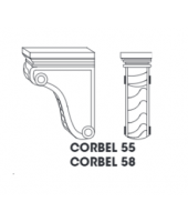 Sienna Rope Decorative Corbel 3"W x 6"H x 4"D