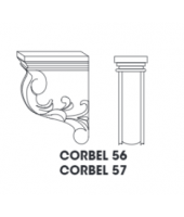 Uptown White Decorative Corbel 3"W x 9"H x 6"D