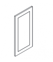 Gramercy White Wall End Decorative Door 12"W x 30"H