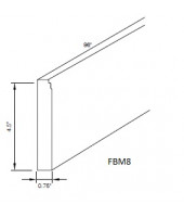 Taylor White Furniture Base Molding