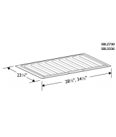 Spokane Polar White Kitchen Sink Base Liner