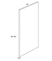 Uptown White Refrigerator End Panel 84" High