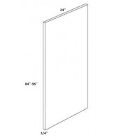 Uptown White Refrigerator End Panel 96" High