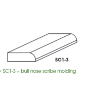 Sienna Rope Bull Nose Scribe Molding