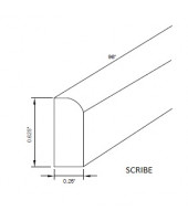 Taylor White Scribe Molding