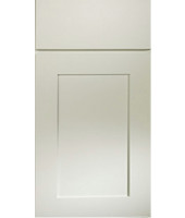 Shaker Designer White B15 Sample Door, Drawer, and Face Frame 