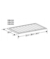 Spokane Polar White Vanity Sink Base Liner