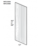 Spokane Polar White Wall Finished End Panels 13"x30"