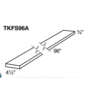 Spokane Polar White Wide Matching Toe Kick or Tall Filler Strip