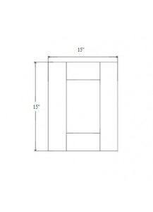 Shaker Designer White Sample Door