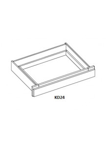 Shaker Designer White Vanity Drawer - 24" W