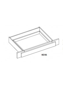 Taylor White Vanity Drawer With Adjustable Sides