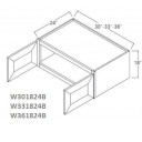 Wall Cabinet 33W x 18H x 24D Double Door