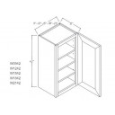 Wall Cabinet 21W x 42H Single Door, 3 Shelves