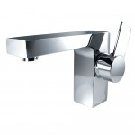 Fresca Isarus Single Hole Mount Bathroom Vanity Faucet - Chrome